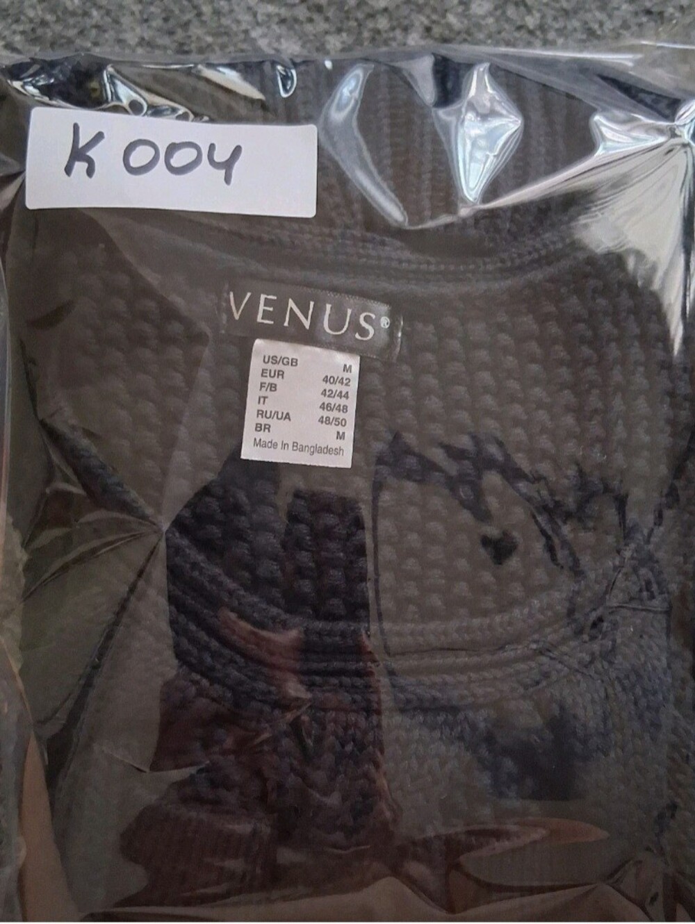VENUS Womens Black Cable Knit Sleeveless Hi-Low Tunic Sweater M - Picture 14 of 14